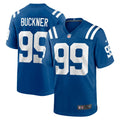 Indianapolis Colts DeForest Buckner Nike Royal Game Jersey product image 1, provided for visual reference and product detail