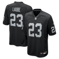 Las Vegas Raiders Dylan Laube Nike Black Team Game Jersey product image 1, provided for visual reference and product detail