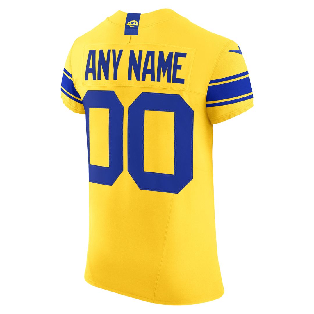 Los Angeles Rams Nike Classic Sol Vapor F.U.S.E. Elite Custom Jersey product image 3, provided for visual reference and