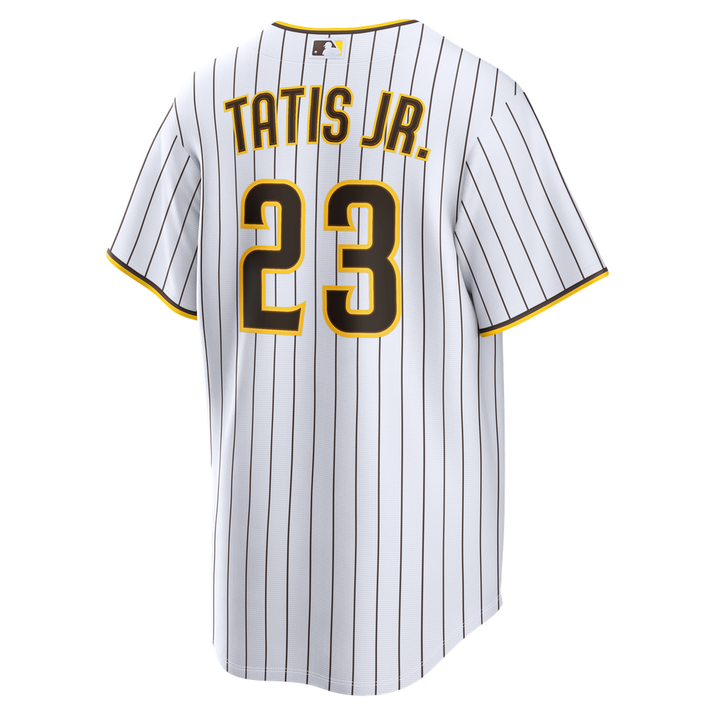 San Diego Padres Fernando Tatis Jr. Nike White Home Replica Player Jersey product image 3, provided for visual reference and