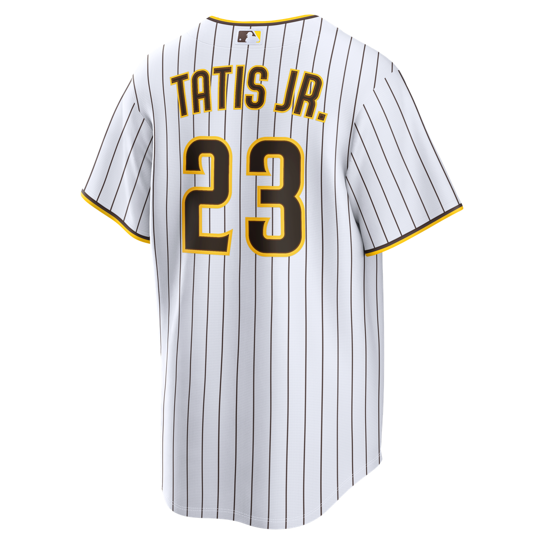 San Diego Padres Fernando Tatis Jr. Nike White Home Replica Player Jersey product image 3, provided for visual reference and
