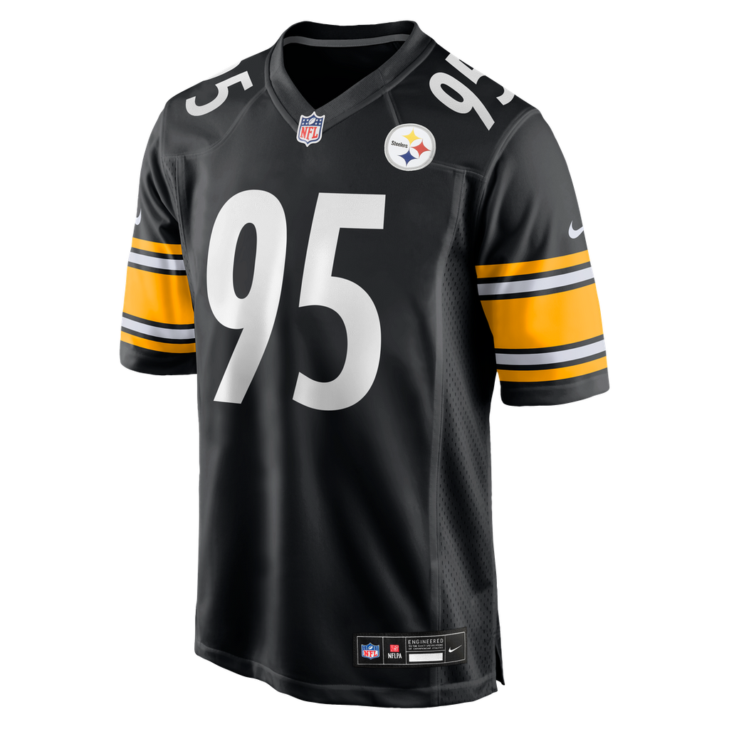 Pittsburgh Steelers Keeanu Benton Nike Black Team Game Jersey product image 2, provided for visual reference and product