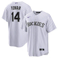 Colorado Rockies Ezequiel Tovar Nike White Home Replica Jersey product image 1, provided for visual reference and product