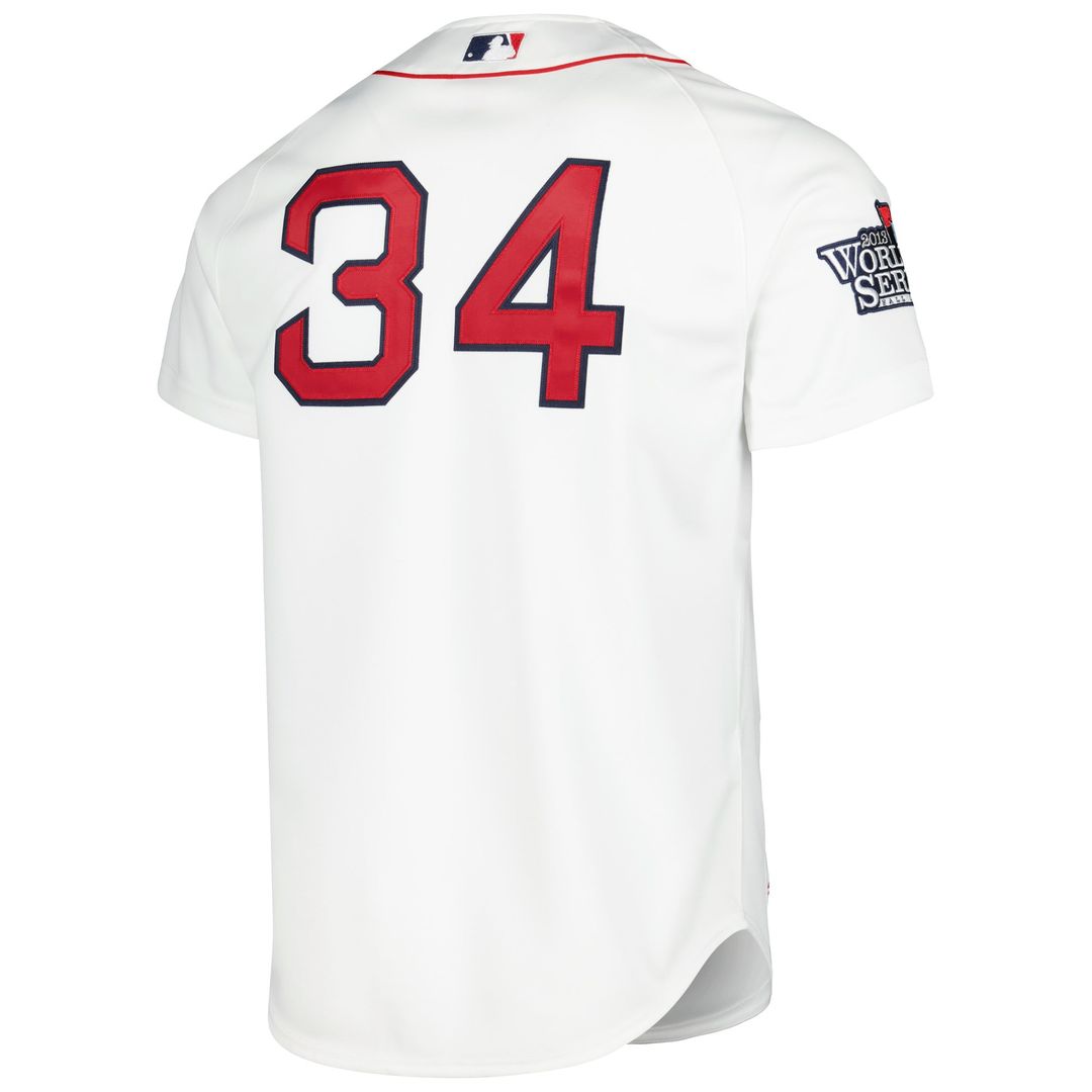 Boston Red Sox David Ortiz Mitchell & Ness White Cooperstown Collection Authentic Jersey product image 3, provided for