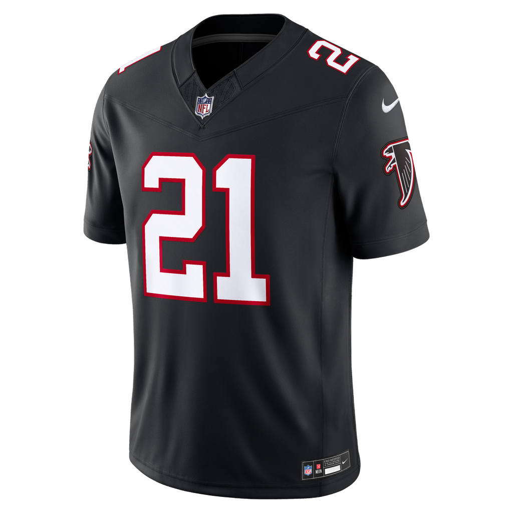 Atlanta Falcons Deion Sanders Nike Black Alternate Throwback Vapor F.U.S.E. Stitched Retired Limited Jersey product image 2,