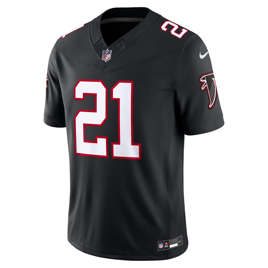 Atlanta Falcons Deion Sanders Nike Black Alternate Throwback Vapor F.U.S.E. Stitched Retired Limited Jersey product image 2,