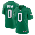 Philadelphia Eagles Marquise Brown Nike Kelly Green Alternate 2 Game Jersey product image 1, provided for visual reference