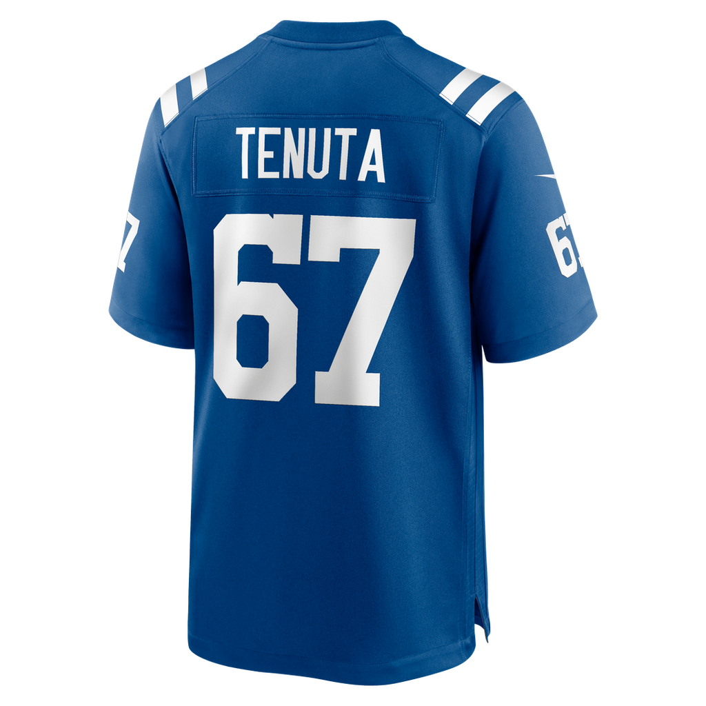 Indianapolis Colts Luke Tenuta Nike Royal Team Game Jersey product image 3, provided for visual reference and product detail