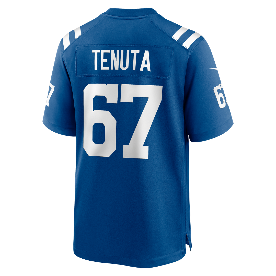 Indianapolis Colts Luke Tenuta Nike Royal Team Game Jersey product image 3, provided for visual reference and product detail