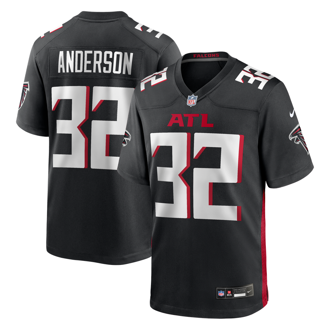 Atlanta Falcons Jamal Anderson Nike Black Game Retired Player Jersey product image 1, provided for visual reference and
