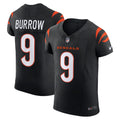 Cincinnati Bengals Joe Burrow Nike Black Team Vapor F.U.S.E. Elite Jersey product image 1, provided for visual reference and