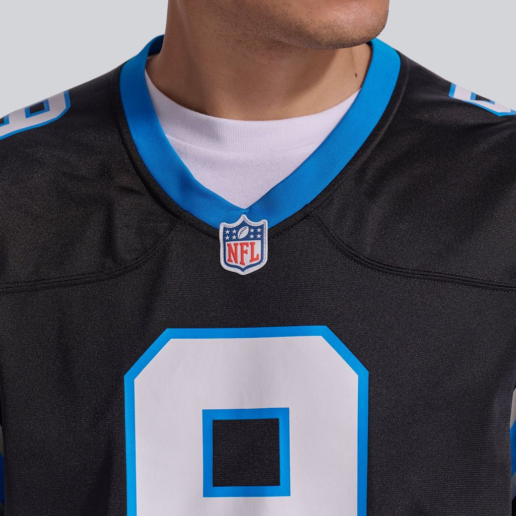 Carolina Panthers Bryce Young Nike Black Team Game Jersey product image 8, provided for visual reference and product detail