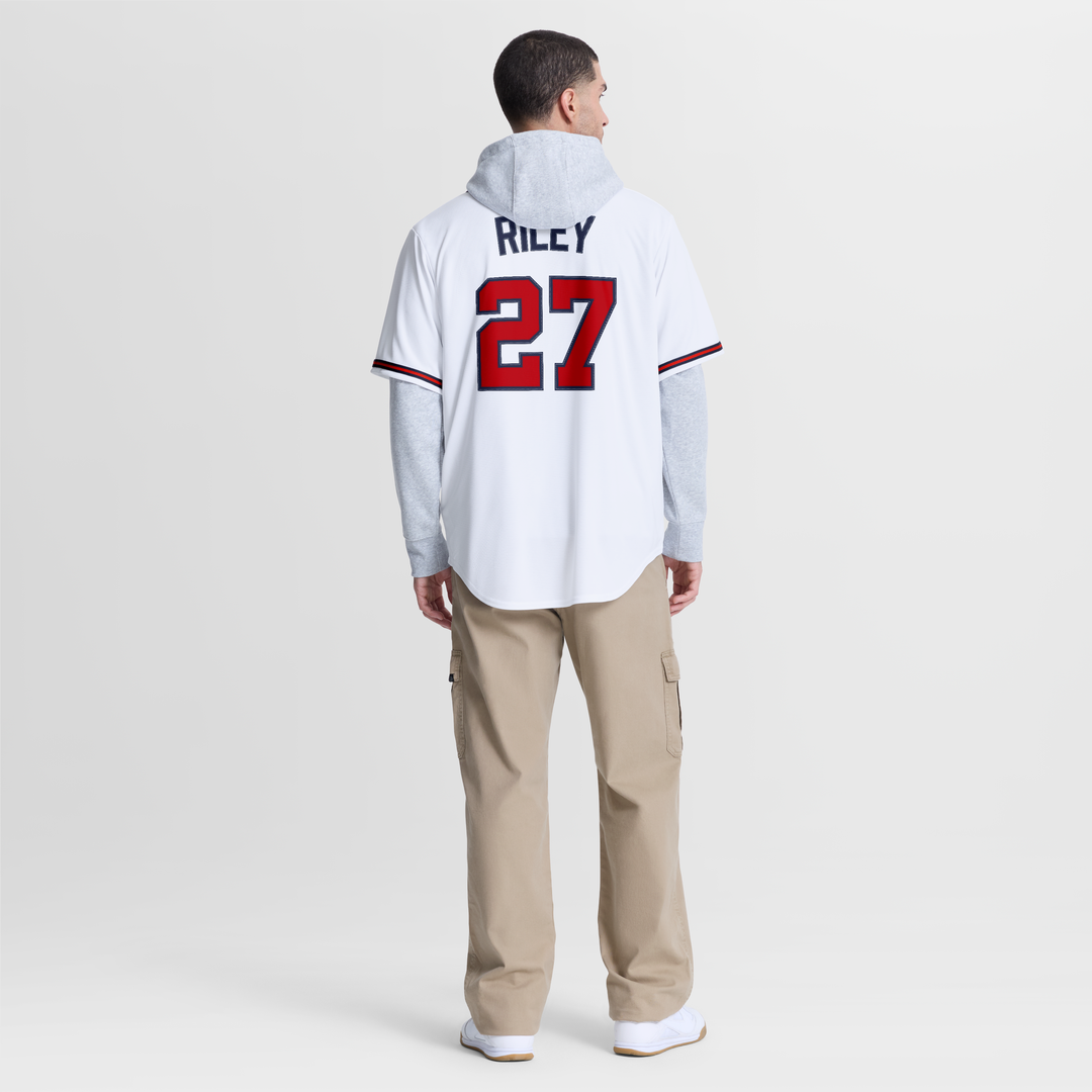 Atlanta Braves Austin Riley Nike White Home Replica Jersey product image 10, provided for visual reference and product