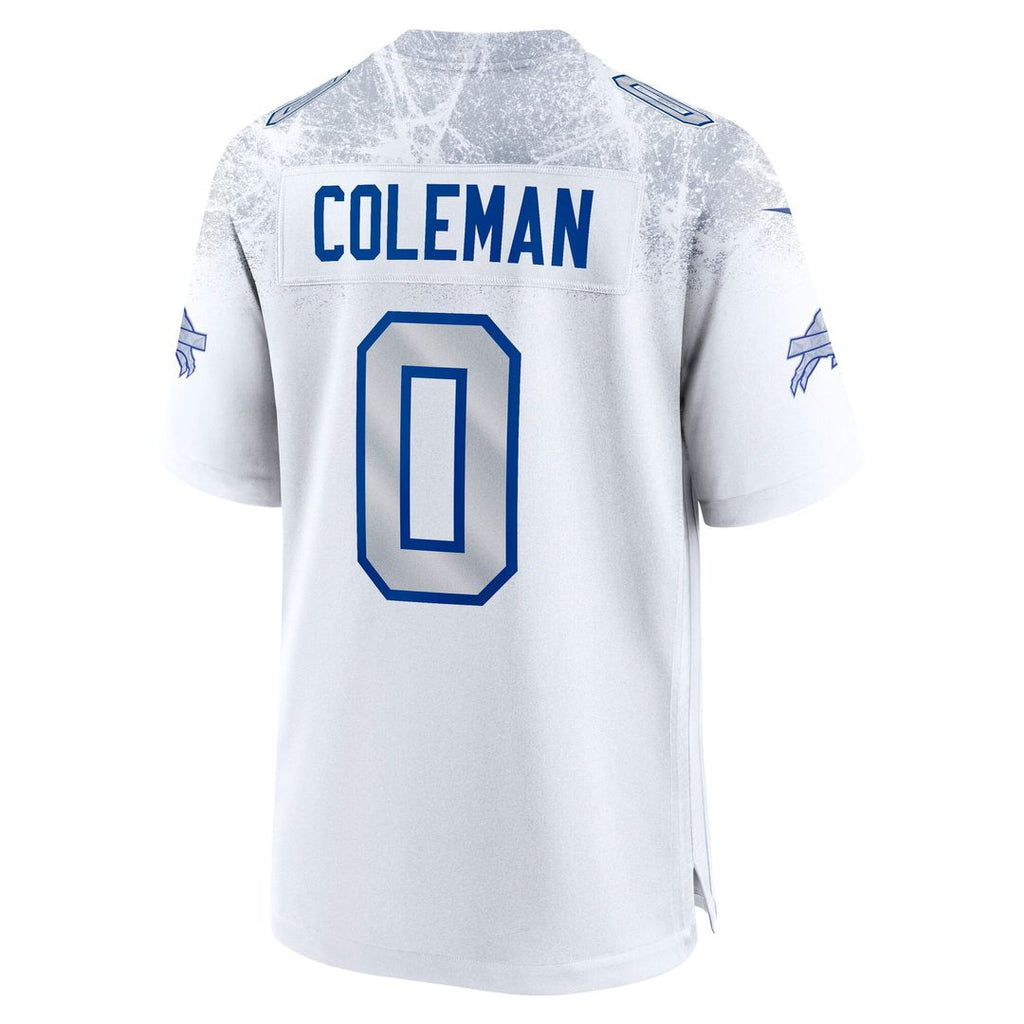 Buffalo Bills Keon Coleman Nike White Rivalries Collection Game Jersey product image 3, provided for visual reference and