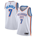 Oklahoma City Thunder Nike Association Edition Swingman Jersey - White - Chet Holmgren - Unisex product image 1, provided