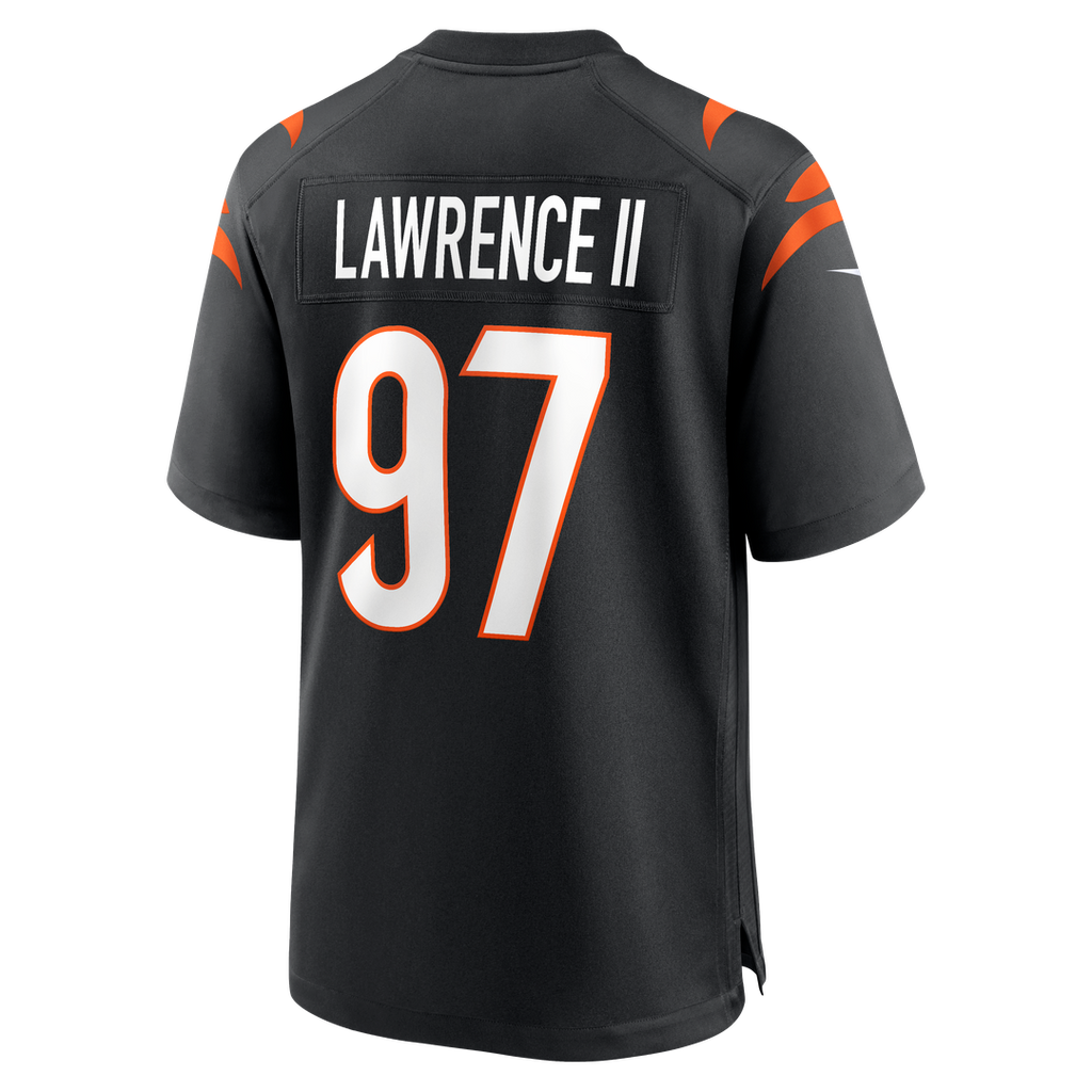 Cincinnati Bengals Dexter Lawrence II Nike Black Game Jersey product image 3, provided for visual reference and product