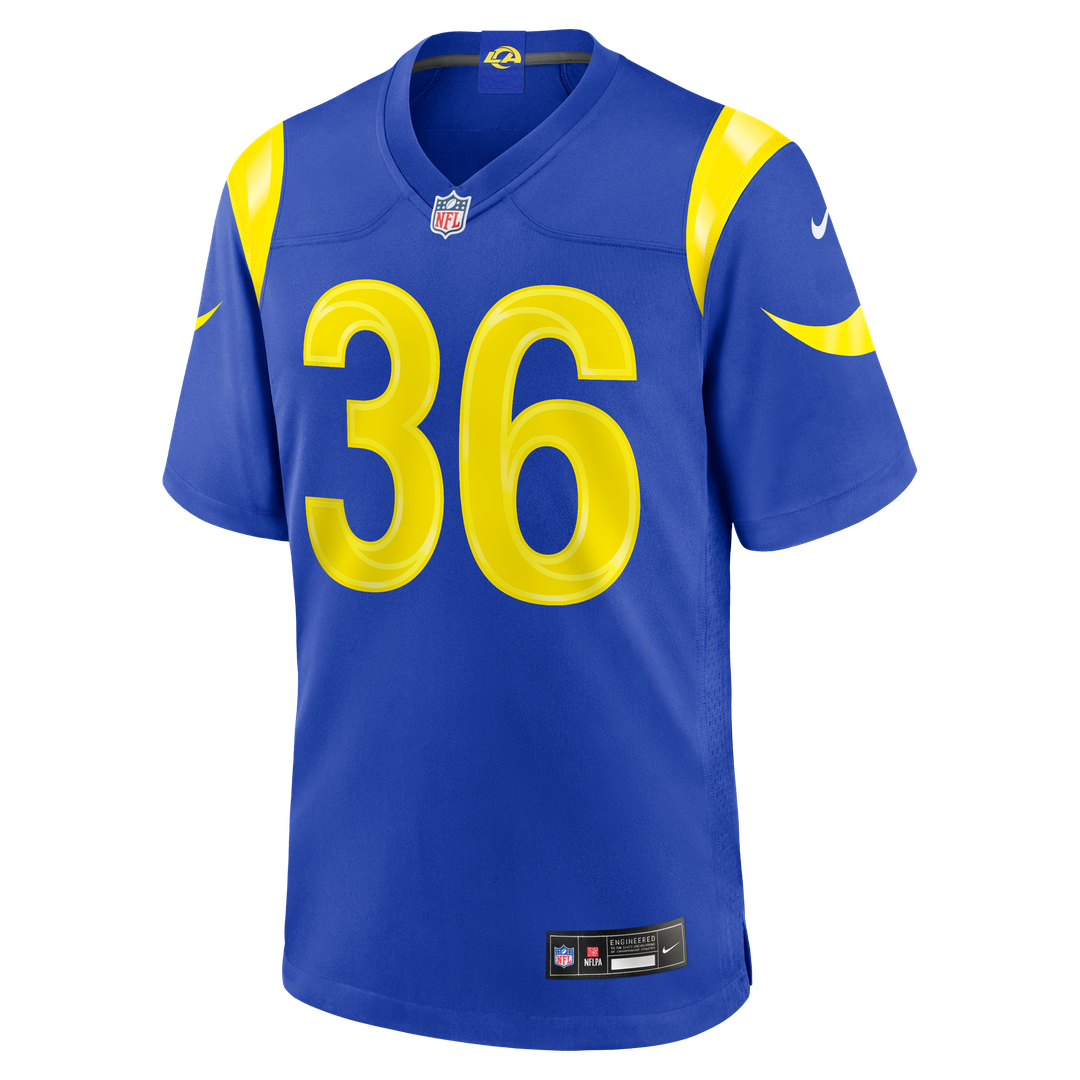 Los Angeles Rams Alex Johnson Nike Royal Team Game Jersey product image 2, provided for visual reference and product detail