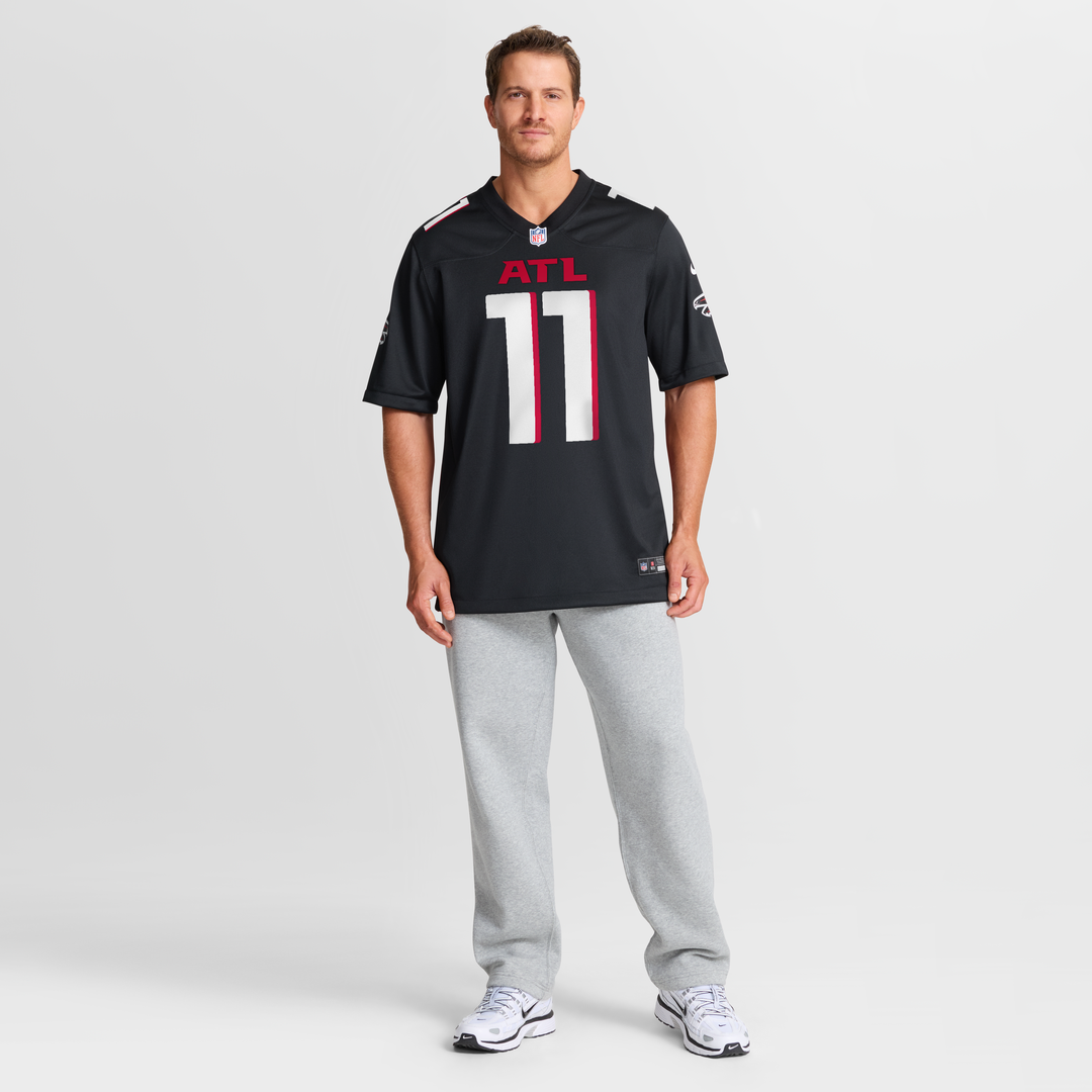 Atlanta Falcons Jalon Walker Nike Black Team Game Jersey product image 7, provided for visual reference and product detail