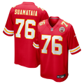 Kansas City Chiefs Kingsley Suamataia Nike Red Game Jersey product image 1, provided for visual reference and product detail
