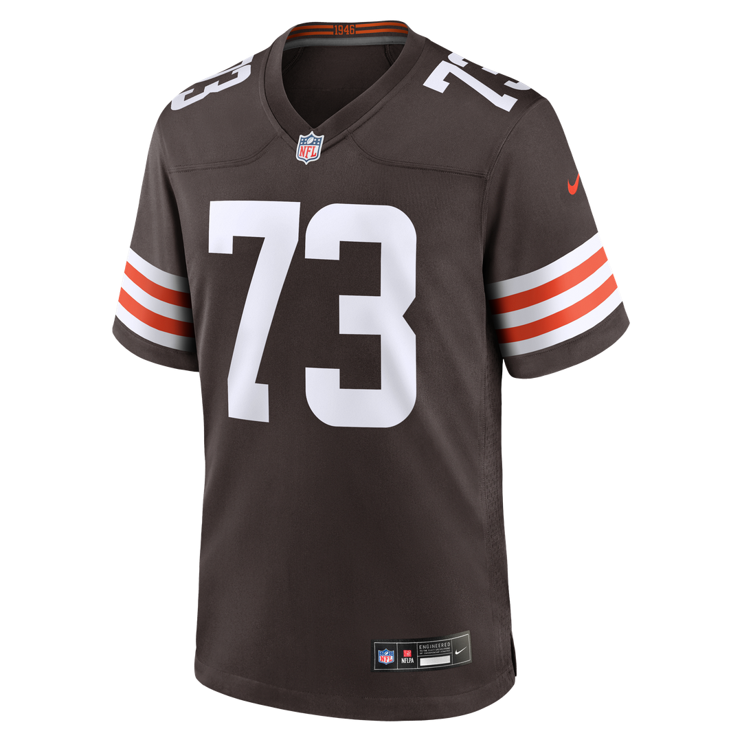 Cleveland Browns Joe Thomas Nike White Retired Game Player Jersey product image 8, provided for visual reference and product