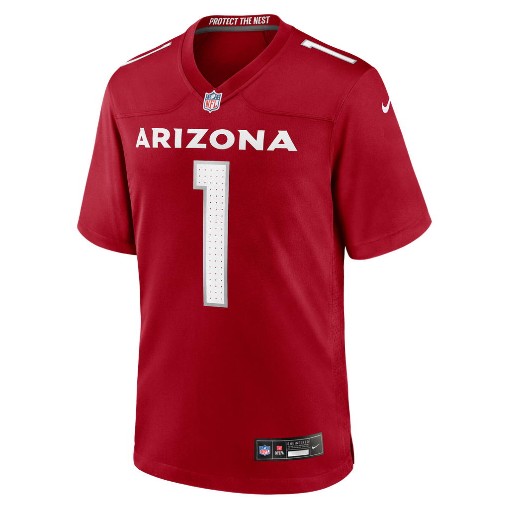 Arizona Cardinals Mack Wilson Nike Cardinal Team Game Jersey product image 2, provided for visual reference and product