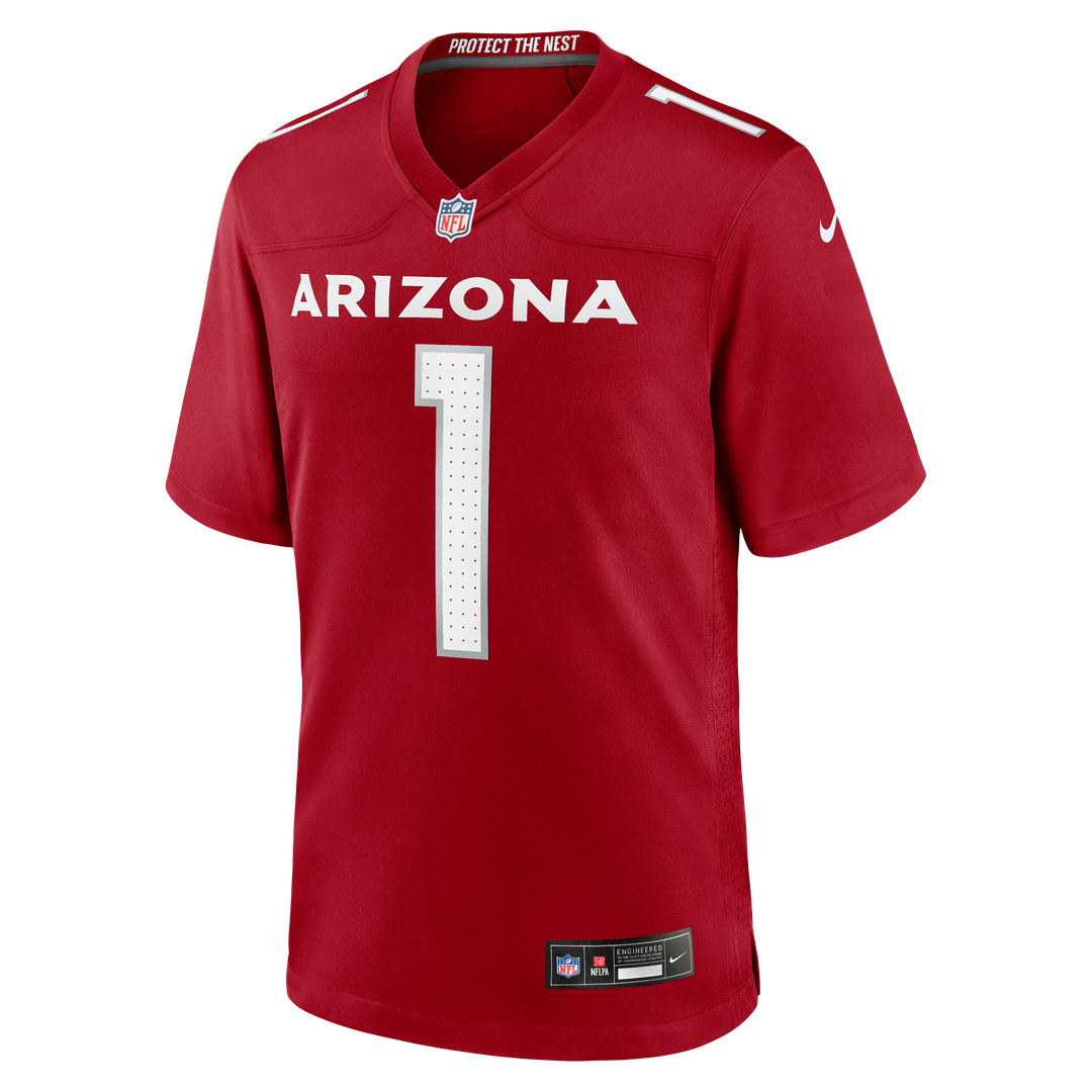Arizona Cardinals Mack Wilson Nike Cardinal Team Game Jersey product image 2, provided for visual reference and product