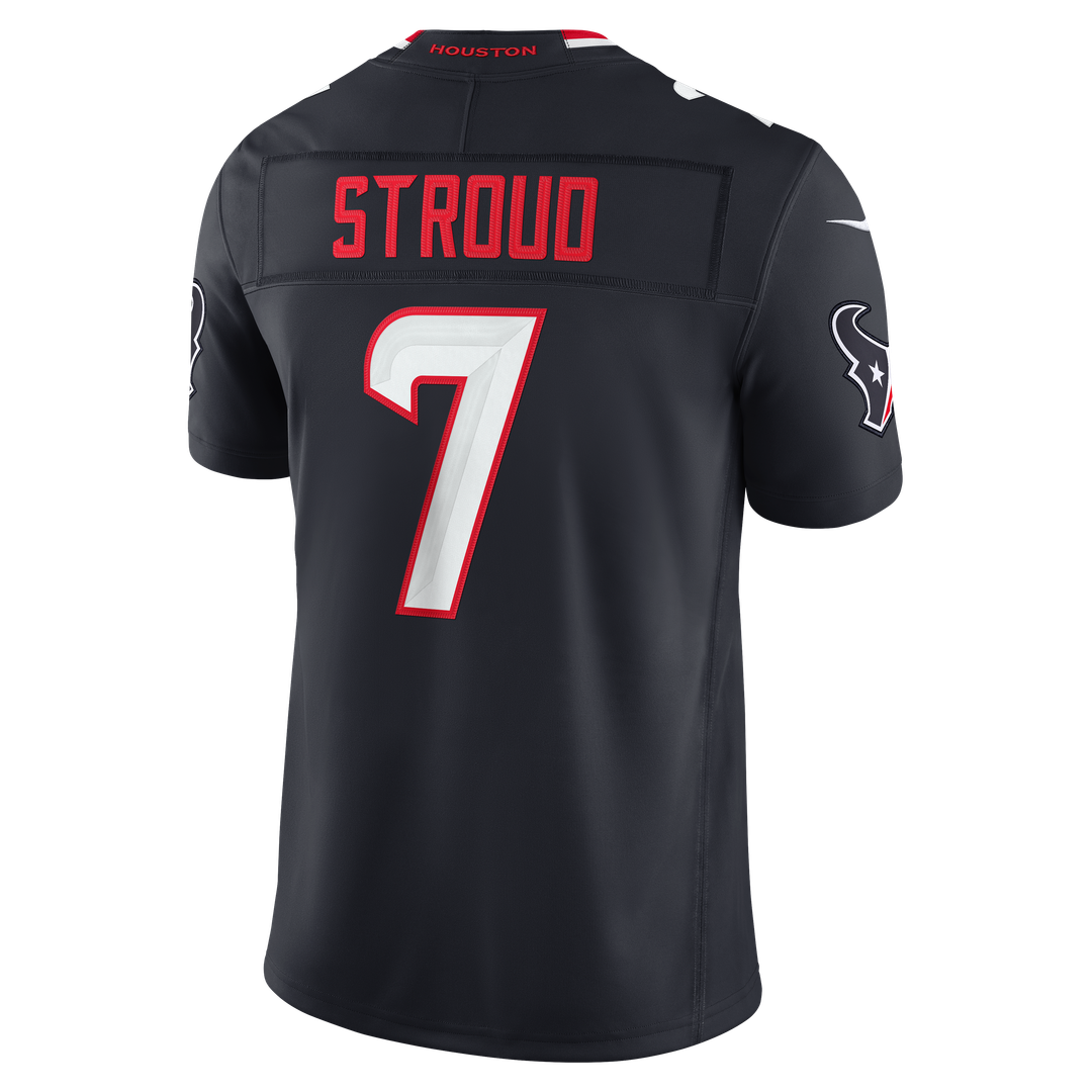 Houston Texans C.J. Stroud Nike Navy Team Vapor F.U.S.E. Stitched Limited Jersey product image 7, provided for visual