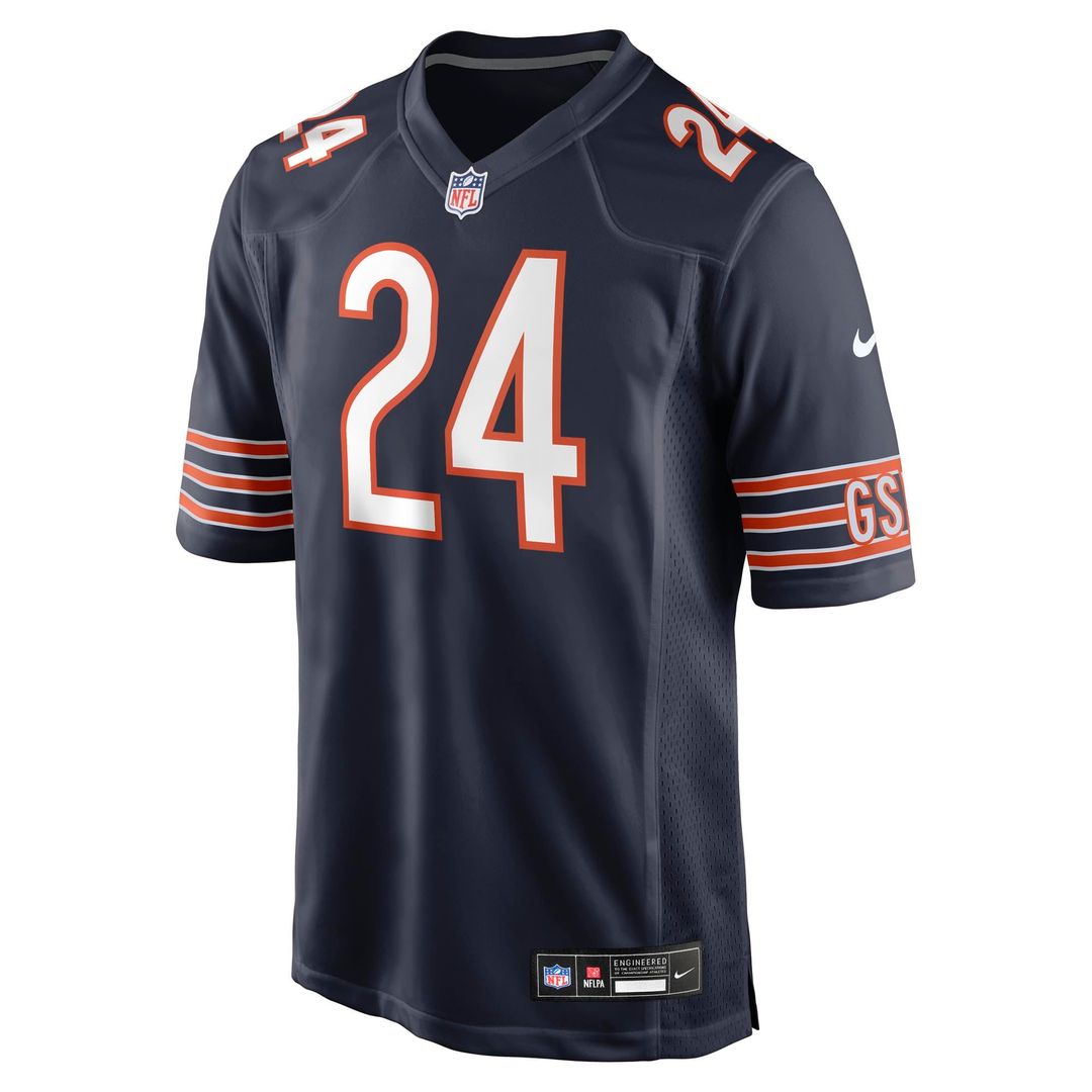 Chicago Bears Malik Muhammad Nike Navy Team Game Jersey product image 4, provided for visual reference and product detail