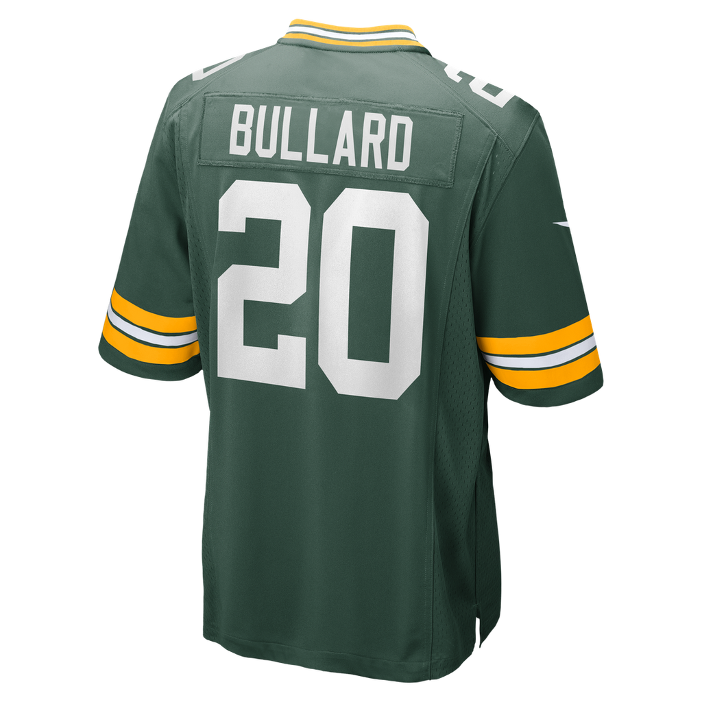 Green Bay Packers Javon Bullard Nike Green Game Jersey product image 3, provided for visual reference and product detail