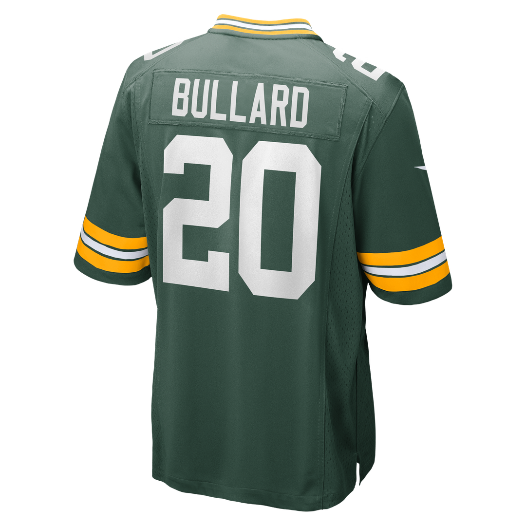 Green Bay Packers Javon Bullard Nike Green Game Jersey product image 3, provided for visual reference and product detail