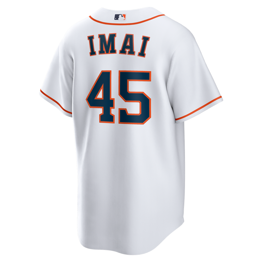 Houston Astros Tatsuya Imai Nike White Home Replica Jersey product image 3, provided for visual reference and product detail