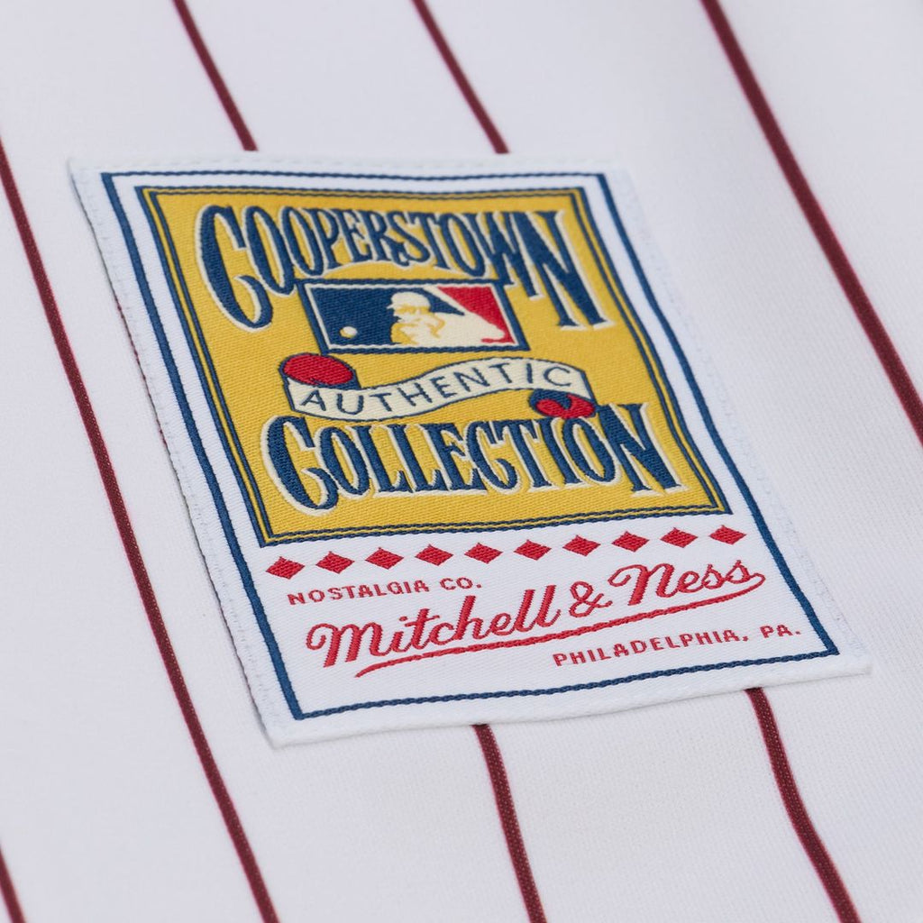 Philadelphia Phillies Chase Utley Mitchell & Ness White 2003 Cooperstown Collection Authentic Jersey product image 7,