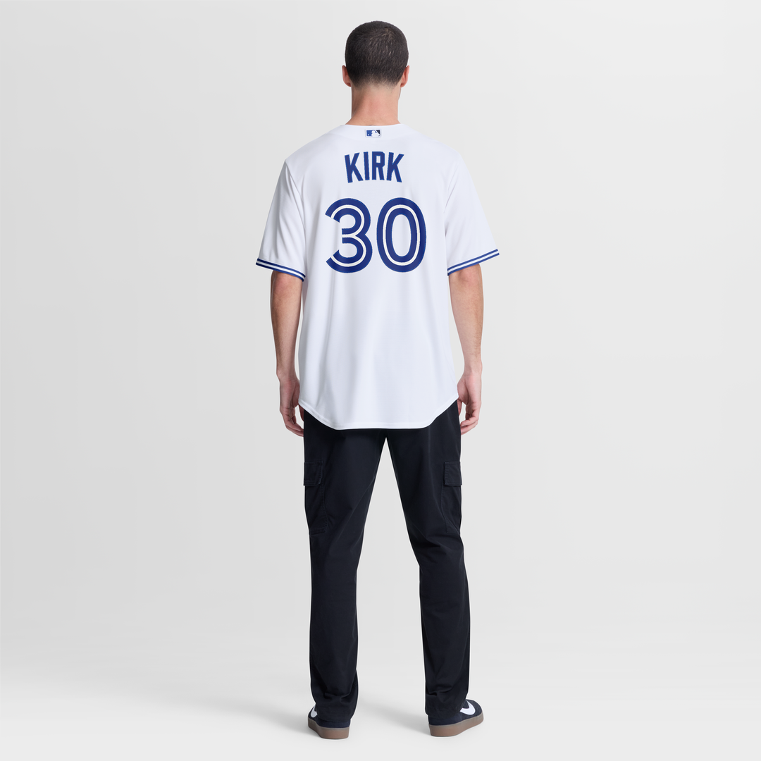 Toronto Blue Jays Alejandro Kirk Nike White Home Replica Jersey product image 5, provided for visual reference and product