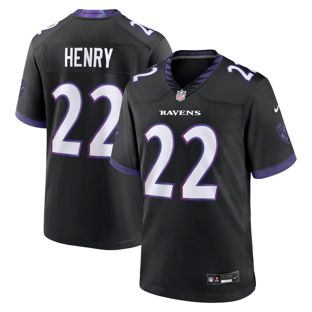 Baltimore Ravens Derrick Henry Nike Purple Alternate Game Jersey product image 7, provided for visual reference and product