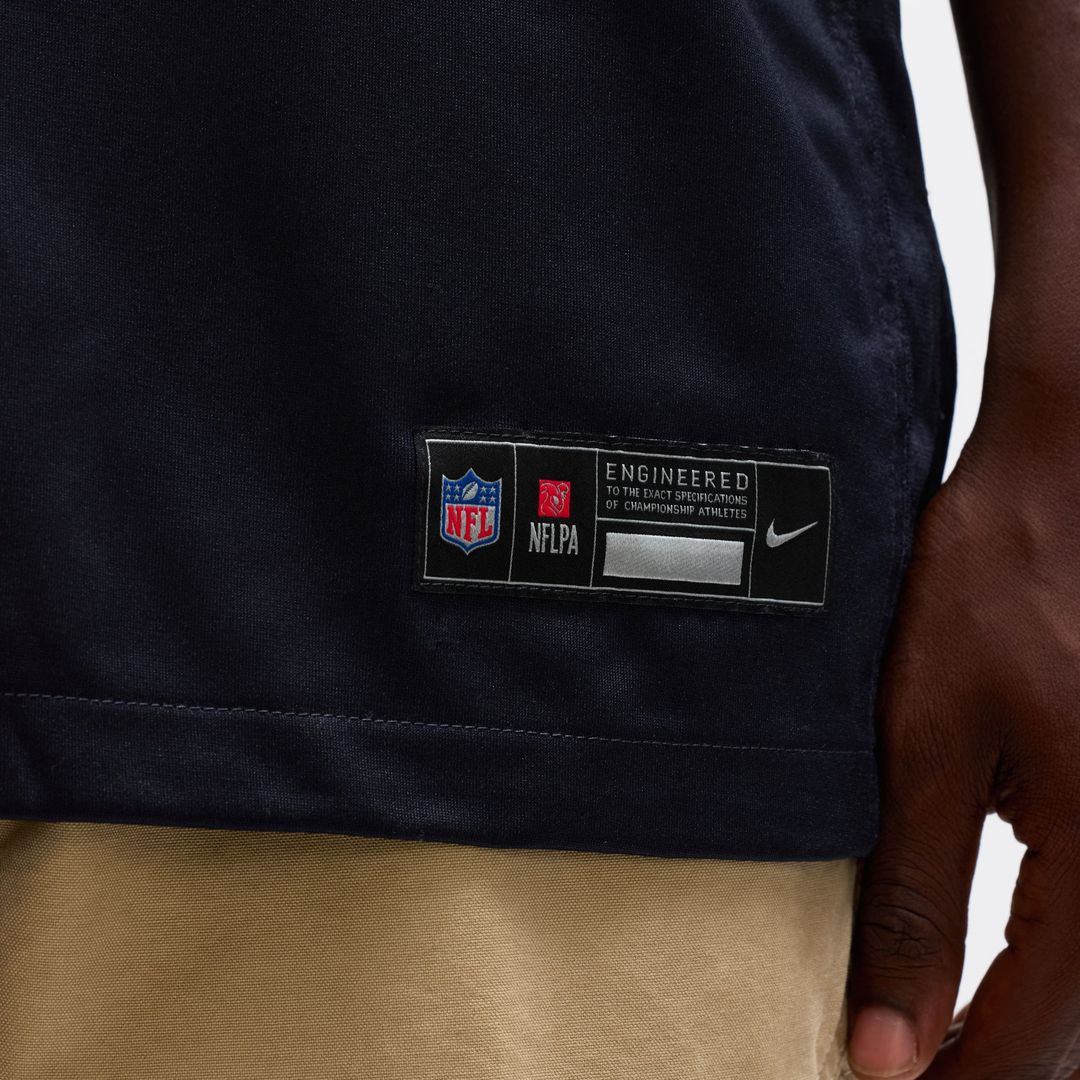 Houston Texans Nico Collins Nike Navy Game Jersey product image 9, provided for visual reference and product detail review