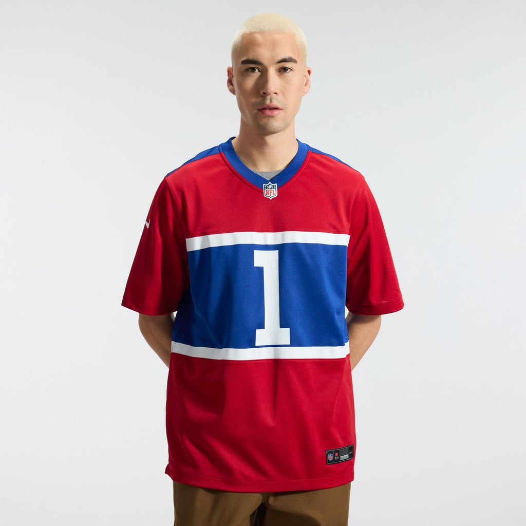 New York Giants Malik Nabers Nike Century Red Alternate Game Jersey product image 15, provided for visual reference and