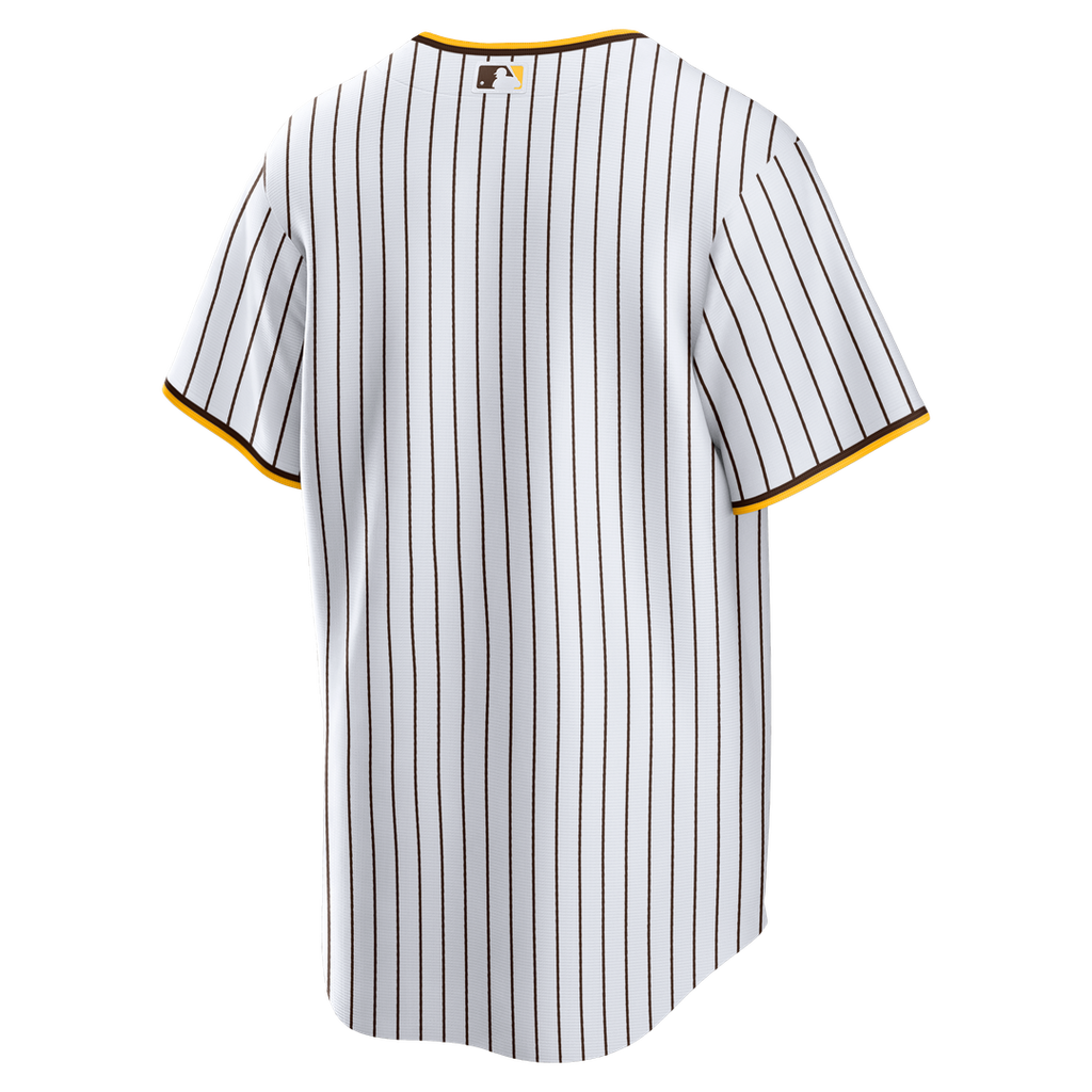 San Diego Padres Nike White Home Big & Tall Replica Jersey product image 3, provided for visual reference and product detail
