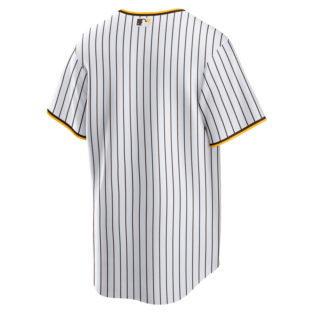 San Diego Padres Nike White Home Big & Tall Replica Jersey product image 3, provided for visual reference and product detail