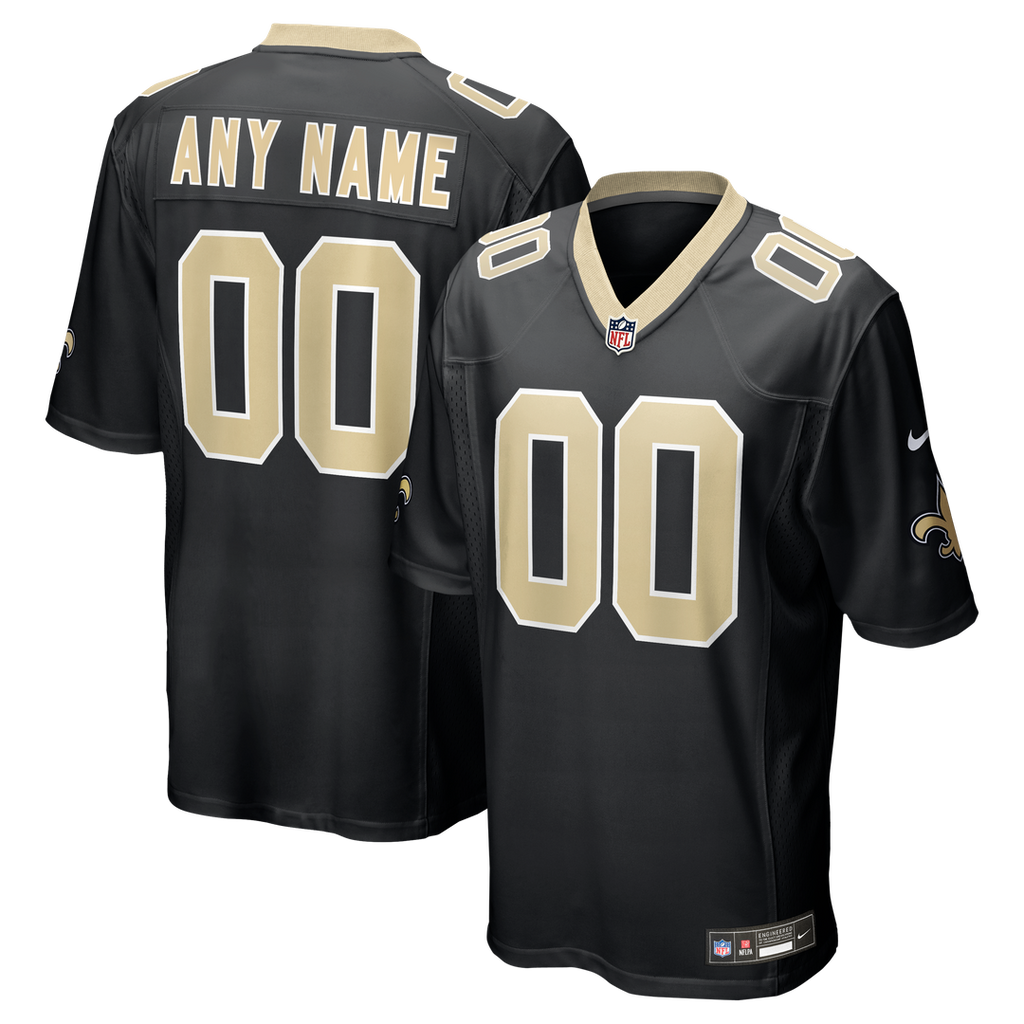 New Orleans Saints Nike Gold Gameday Golds Alternate Custom Game Jersey product image 7, provided for visual reference and
