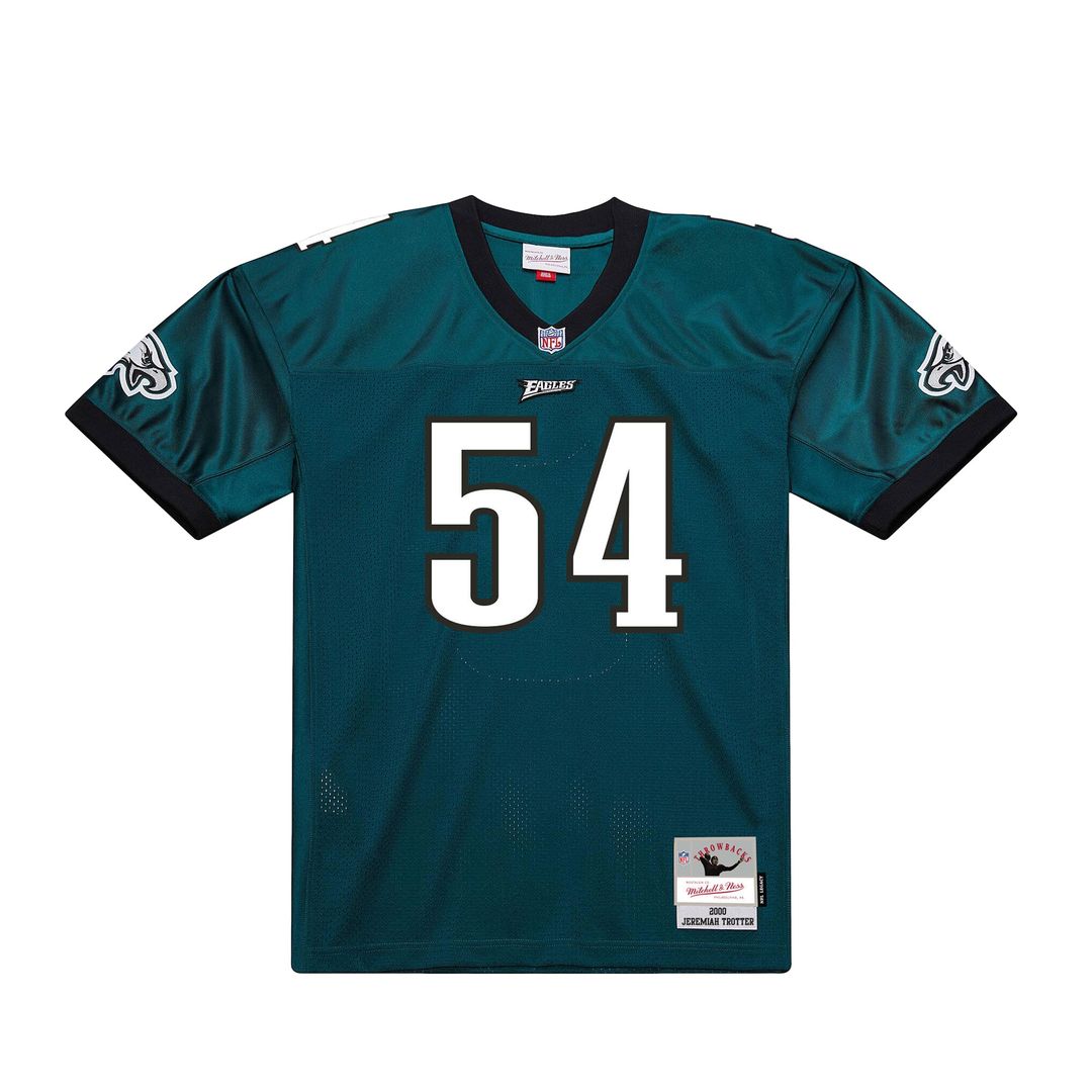 Philadelphia Eagles Jeremiah Trotter Mitchell & Ness Green 2000 Legacy Throwback Replica Jersey product image 2, provided