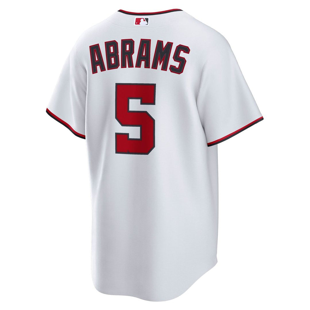 Washington Nationals CJ Abrams Nike White Home Replica Jersey product image 6, provided for visual reference and product
