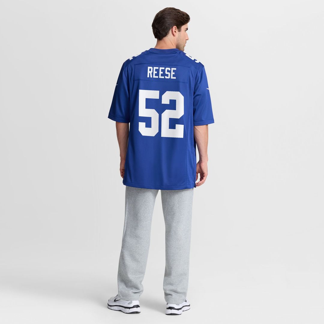 New York Giants Arvell Reese Nike Royal Team Game Jersey product image 3, provided for visual reference and product detail