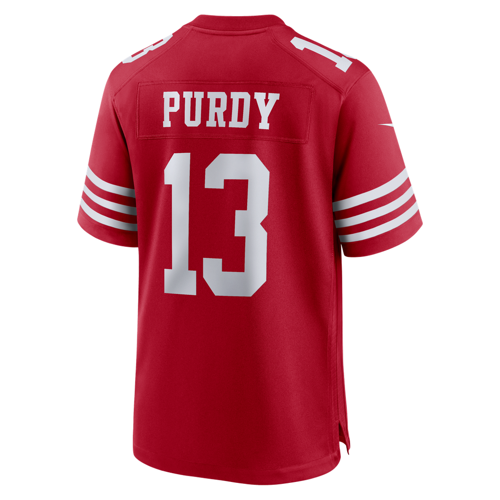 San Francisco 49ers Brock Purdy Nike White 80th Anniversary Game Jersey product image 13, provided for visual reference and