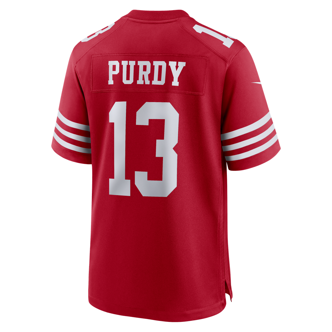San Francisco 49ers Brock Purdy Nike White 80th Anniversary Game Jersey product image 13, provided for visual reference and