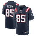 New England Patriots Hunter Henry Nike Navy Team Game Jersey product image 1, provided for visual reference and product