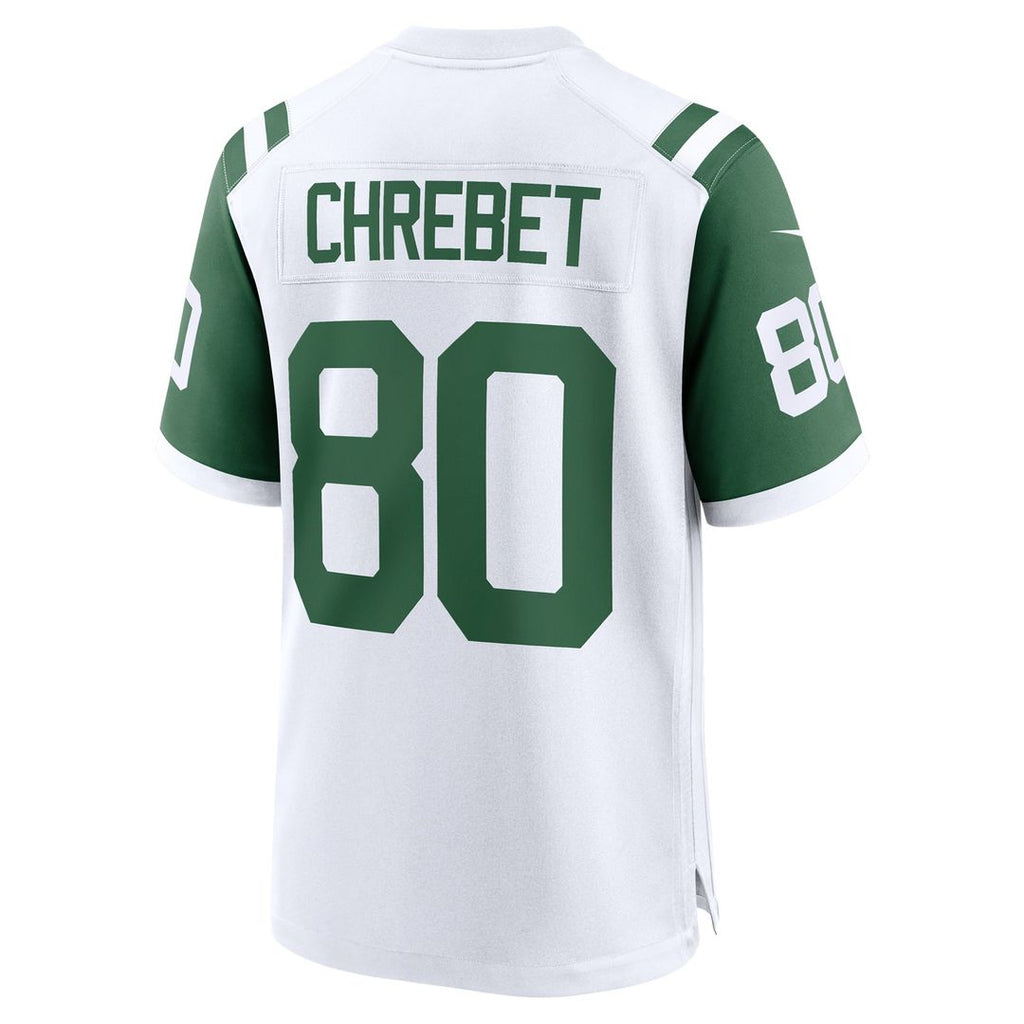 New York Jets Wayne Chrebet Nike White Retired Player Alternate Game Jersey product image 3, provided for visual reference