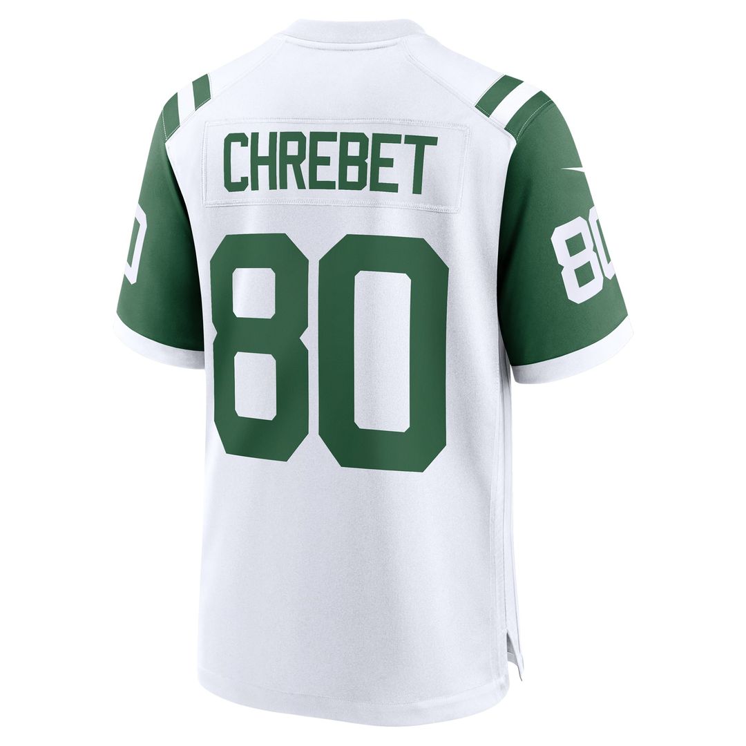 New York Jets Wayne Chrebet Nike White Retired Player Alternate Game Jersey product image 3, provided for visual reference