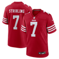 San Francisco 49ers De'Zhaun Stribling Nike Scarlet Game Jersey product image 1, provided for visual reference and product