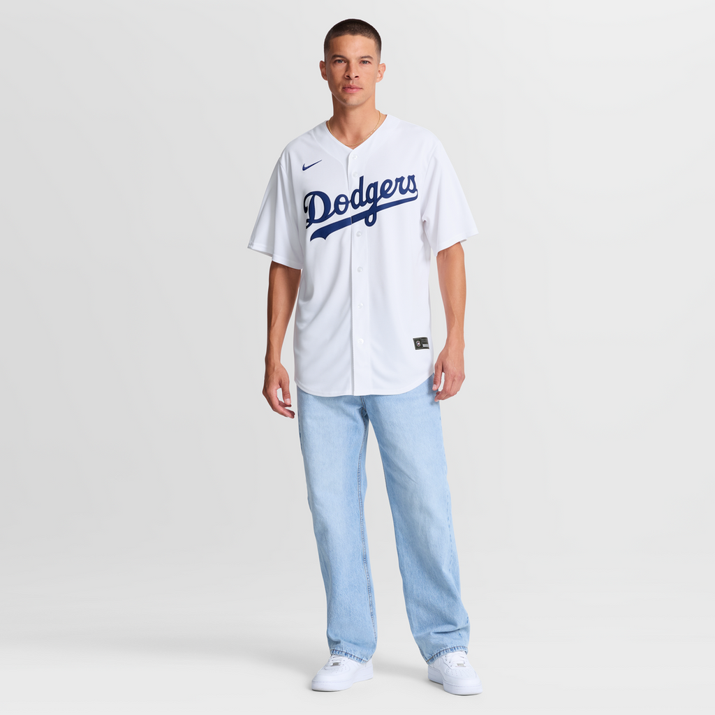 Los Angeles Dodgers Edwin Díaz Nike White Home Replica Jersey product image 6, provided for visual reference and product