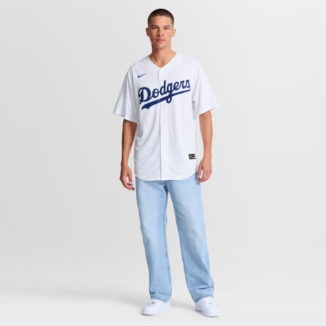 Los Angeles Dodgers Edwin Díaz Nike White Home Replica Jersey product image 6, provided for visual reference and product